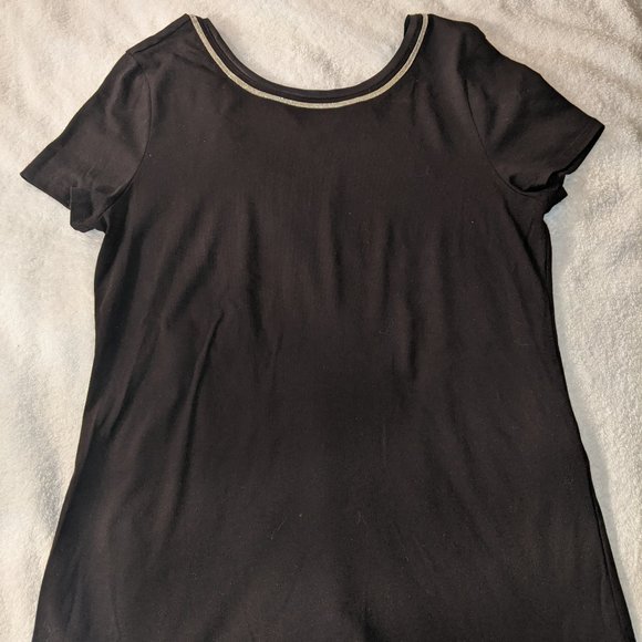 White House Black Market | Black Top Bow Jewel - Picture 1 of 4